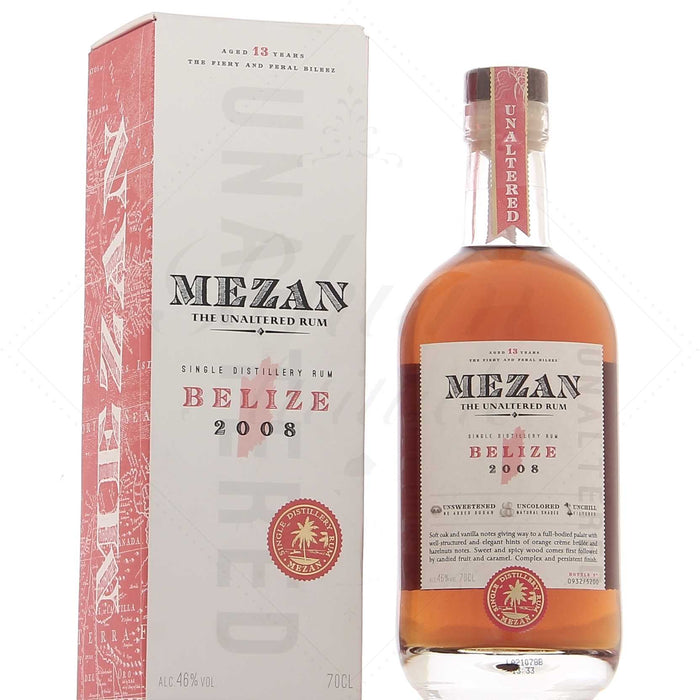 Mezan 13 Year Old Belize 2008 The Unaltered Rum  | 700ML