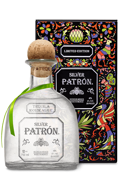 Patron Silver Mexican Heritage Tequila Tin