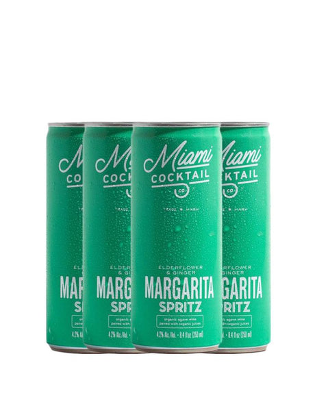 Miami Company Elderflower & Ginger Margarita Spritz Cocktail | 4*250ML at CaskCartel.com