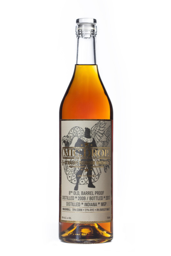 MIC Drop 8 Year Old Barrel Proof Straight Bourbon Whiskey