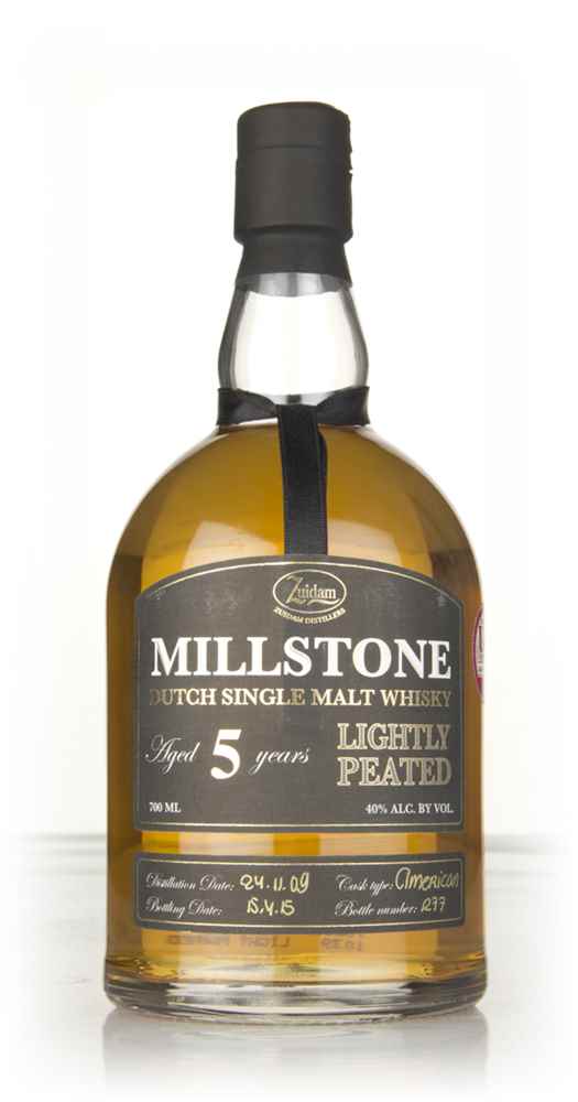 Millstone 5 Year Old Lightly Peated Dutch Single Malt Whisky | 700ML at CaskCartel.com