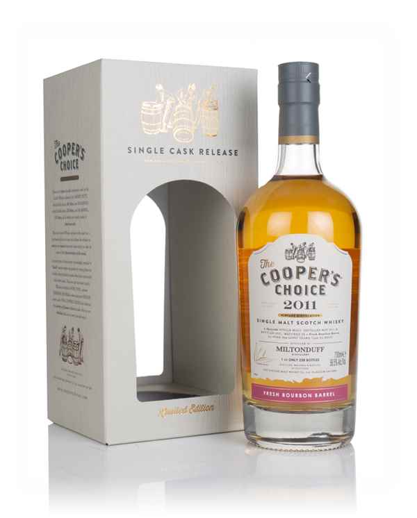 Miltonduff 10 Year Old 2011 (cask 800531) - The Cooper's Choice (The Vintage Malt Whisky Co.) Whisky | 700ML