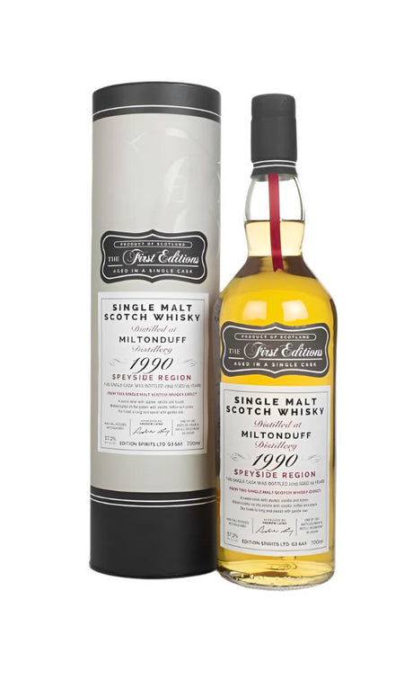 Miltonduff 29 Year Old 1990 (cask 16248) - The First Editions (Hunter Laing) Whiskey | 700ML at CaskCartel.com
