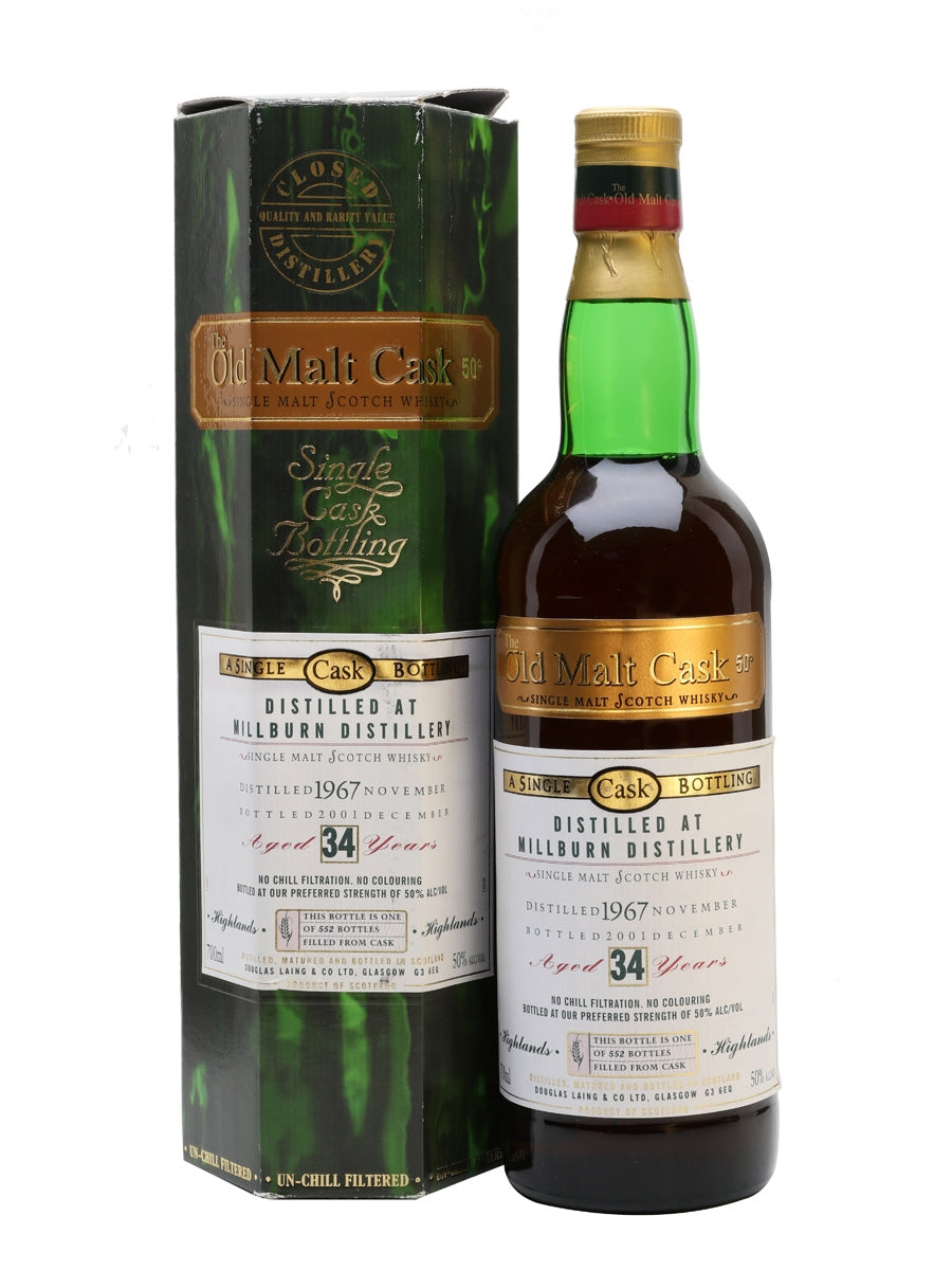 Millburn 1967 34 Year Old Sherry Cask Old Malt Cask Highland Single Malt Scotch Whisky | 700ML at CaskCartel.com