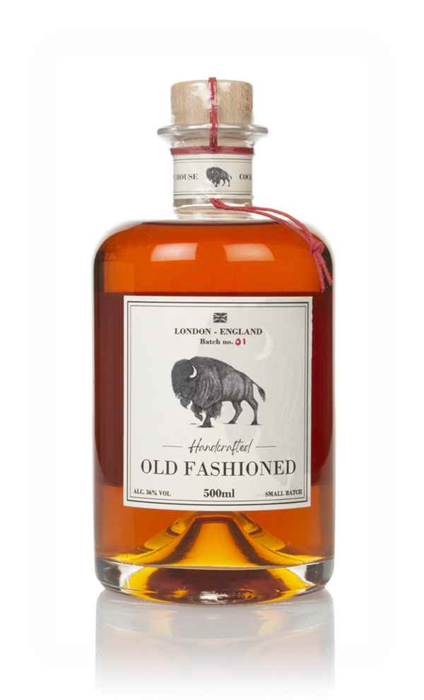 BOTTLE Cocktails: Old Fashioned, Pre-Mixed (21% Abv, 50cl) Ready To Drink ( Bourbon, Bitters, Organic Maple Syrup And A Drop Of Vermouth) Vegan Friendly, British, Small Batched