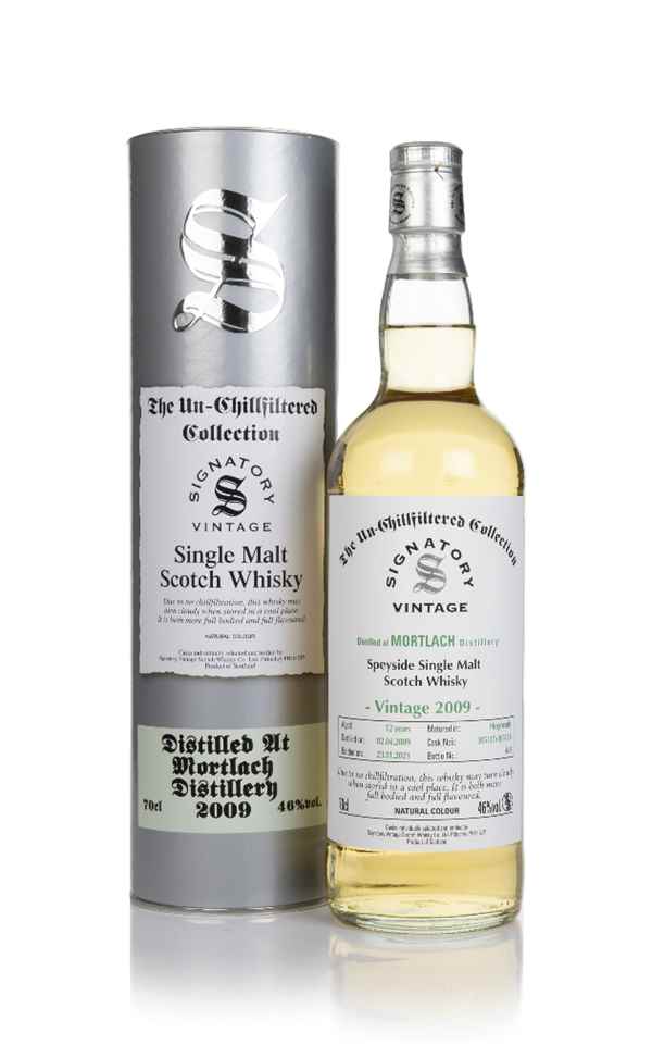 Mortlach 12 Year Old 2009 (casks 305117 & 305118) - Un-Chillfiltered Collection (Signatory) Scotch Whisky | 700ML