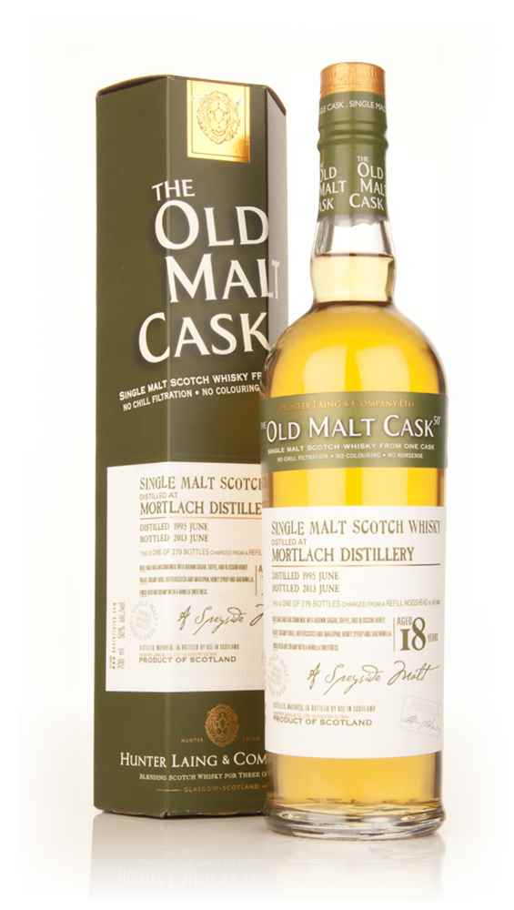 Mortlach 18 Year Old 1995 (cask 9882) - Old Malt Cask (Hunter Laing) Scotch Whisky | 700ML at CaskCartel.com