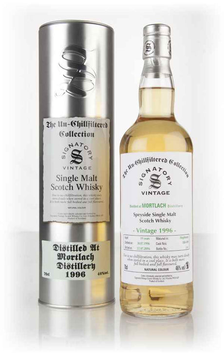 Mortlach 19 Year Old 1996 (casks 188 & 189) - Un-Chillfiltered Collection (Signatory) Scotch Whisky | 700ML at CaskCartel.com
