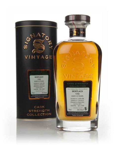 Mortlach 23 Year Old 1990 (cask 6074) - Cask Strength Collection (Signatory) Scotch Whisky | 700ML at CaskCartel.com
