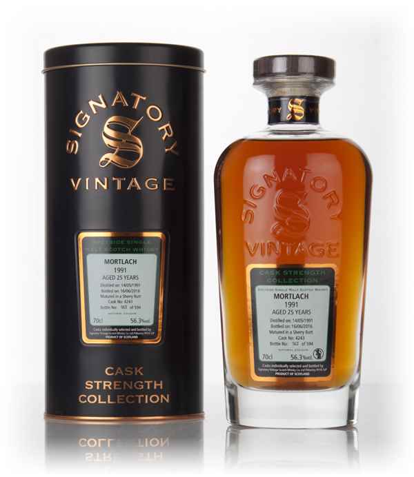 Mortlach 25 Year Old 1991 (cask 4243) - Cask Strength Collection (Signatory) Scotch Whisky | 700ML at CaskCartel.com