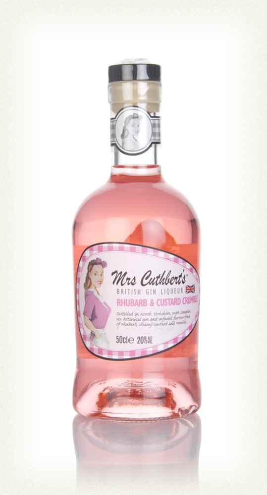 Mrs Cuthbert's Rhubarb & Custard Crumble Gin Liqueur | 500ML