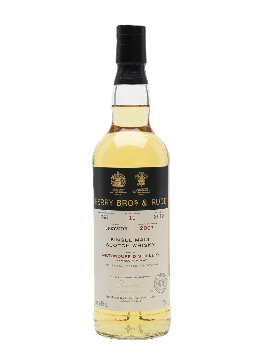 Miltonduff 2007 11 Year Old Berry Bros & Rudd Speyside Single Malt Scotch Whisky | 700ML at CaskCartel.com