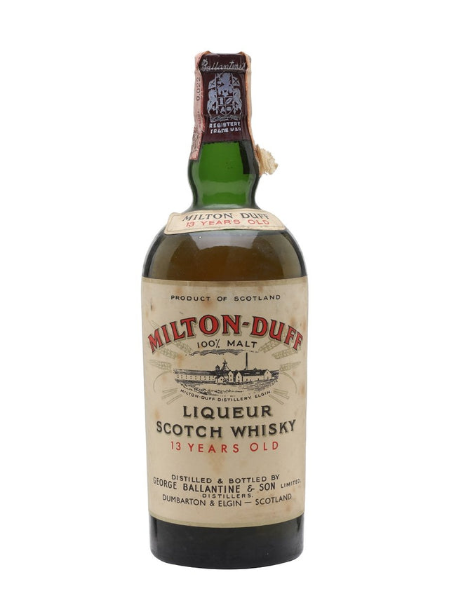 Miltonduff 13 Year Old Bot.1960s Speyside Single Malt Scotch Whisky | 700ML at CaskCartel.com