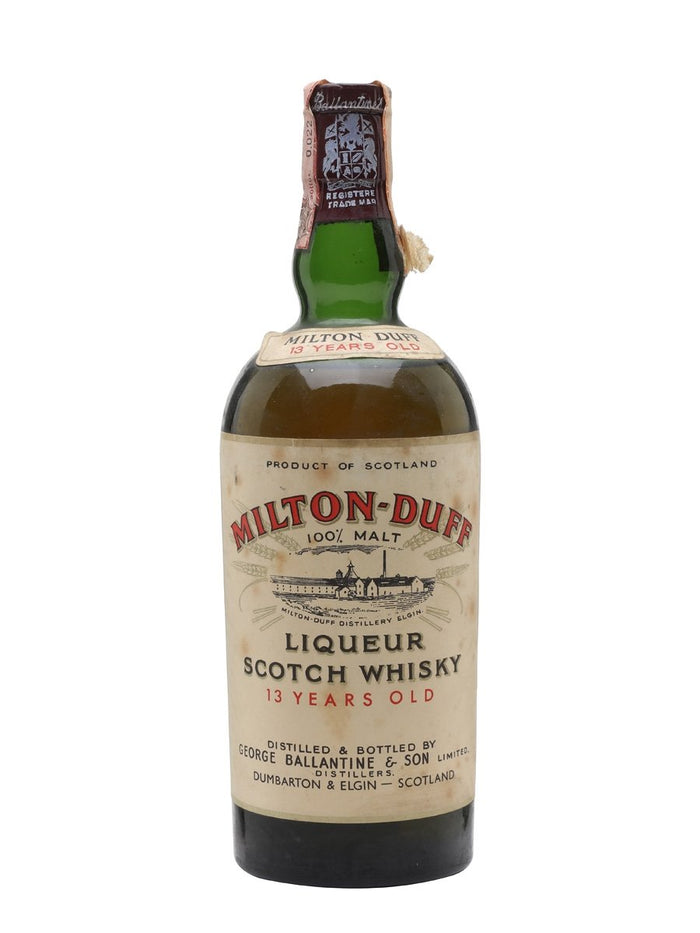 Miltonduff 13 Year Old Bot.1960s Speyside Single Malt Scotch Whisky