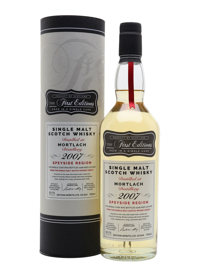 Mortlach 2007 10 Year Old First Editions Speyside Single Malt Scotch Whisky | 700ML