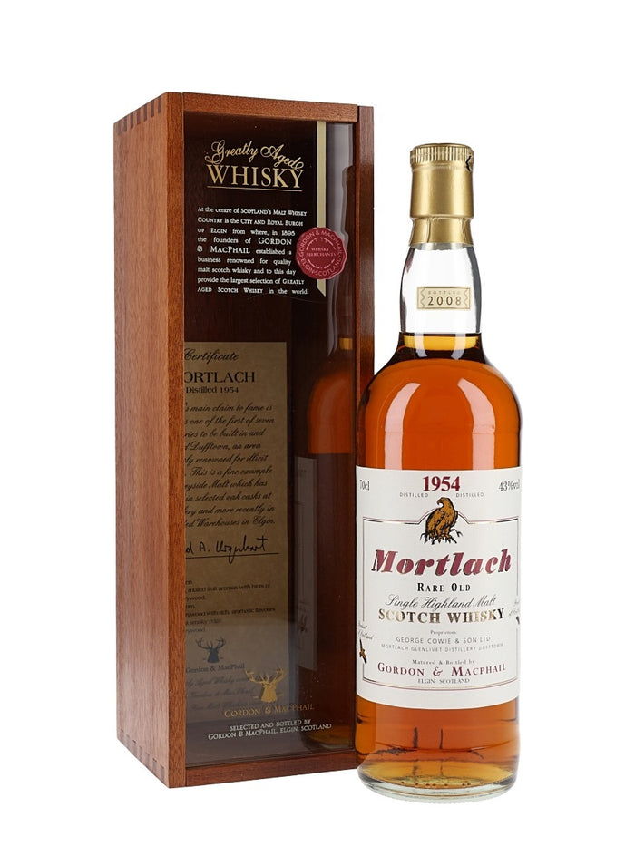 Mortlach 1954 54 Year Old Gordon & Macphail Speyside Single Malt Scotch Whisky | 700ML