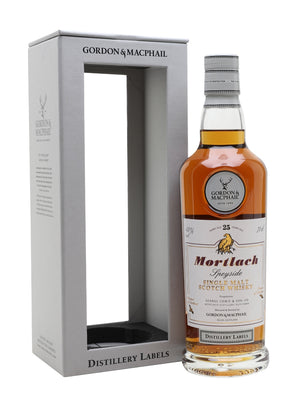 Mortlach 25 Year Old G&M Distillery Labels Speyside Single Malt Scotch Whisky at CaskCartel.com