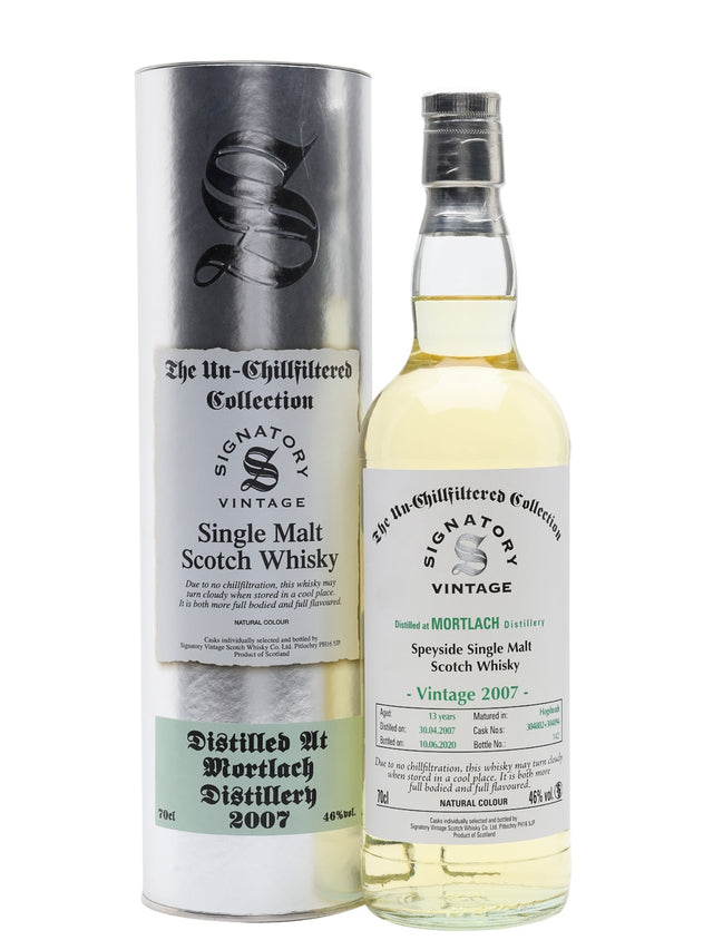 Mortlach 2007 13 Year Old Signatory Speyside Single Malt Scotch Whisky | 700ML at CaskCartel.com