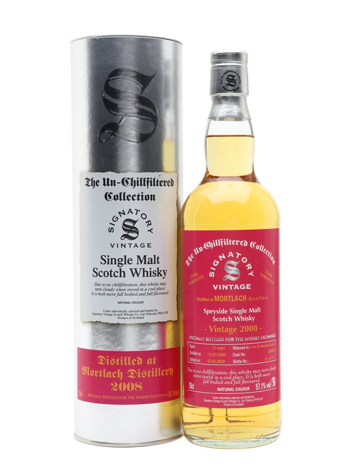 Mortlach 2008 12 Year Old Signatory Speyside Single Malt Scotch Whisky | 700ML