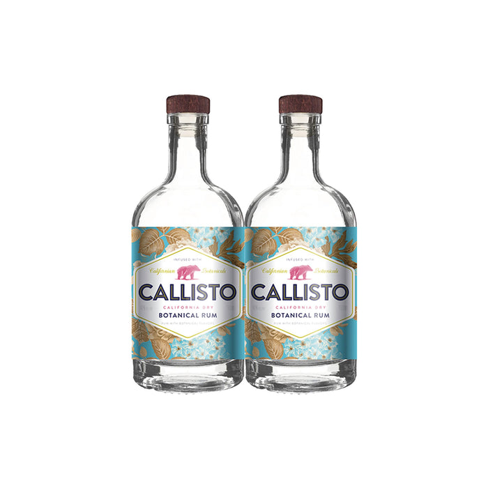 Callisto Californian Dry Botanical Rum (2) Bottle Bundle