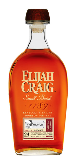 Elijah Craig 10 Year Single Barrel "Naughty List" Limited Release  - CaskCartel.com