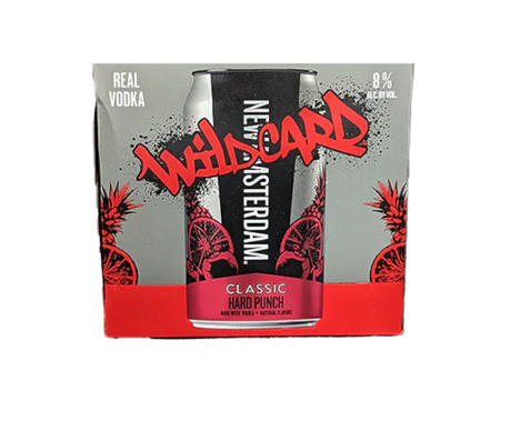 New Amsterdam Vodka Wildcard Classic Punch Cocktail | 4*355ML at CaskCartel.com