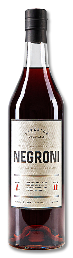 Fire Side Union Classic Negroni Cocktail Ready-To-Drink