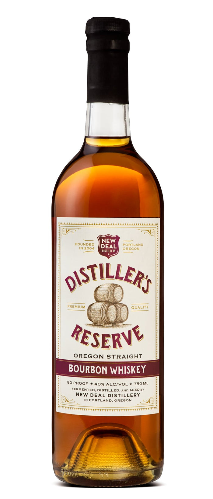 New Deal Distiller’s Reserve Oregon Straight Bourbon Whiskey
