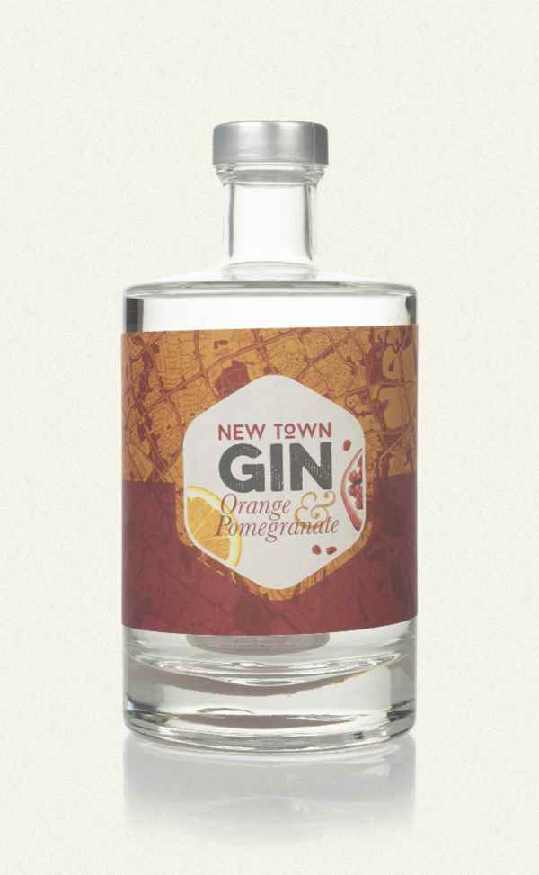 New Town Orange & Pomegranate Gin | 500ML at CaskCartel.com