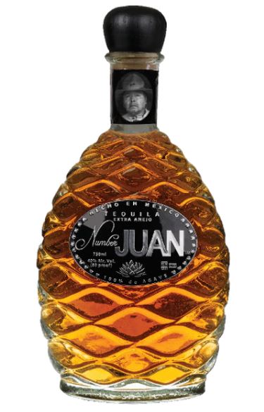 Número JUAN Extra Añejo Tequila de Ron White &amp; Alex Reymundo