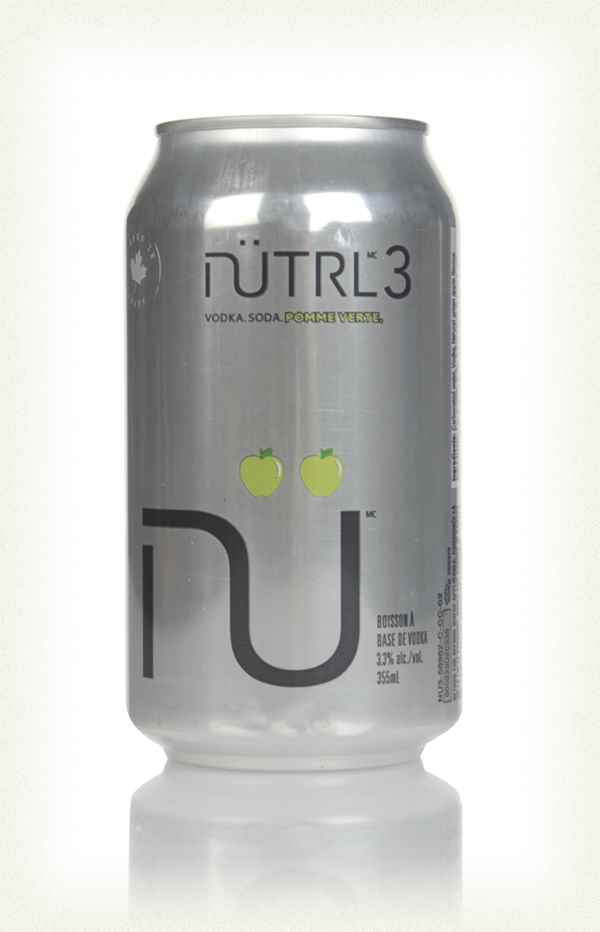 NÜTRL3 Green Apple Vodka Soda Ready-to-Drink | 360ML