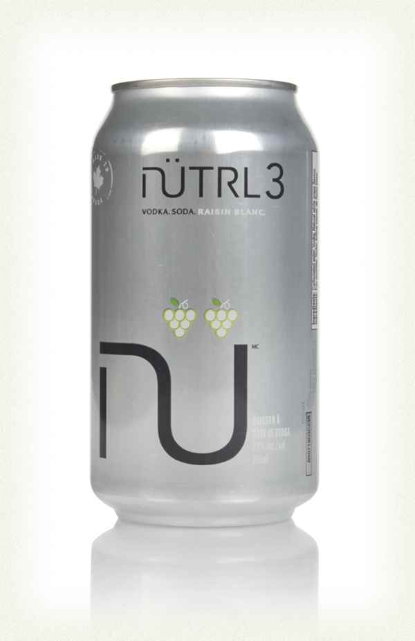 NÜTRL3 White Grape Vodka Soda Ready-to-Drink | 360ML