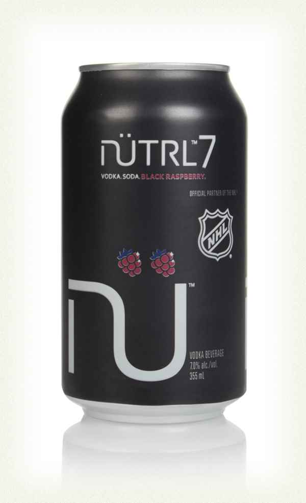 NÜTRL7 Black Raspberry Vodka Soda Ready-to-Drink | 360ML at CaskCartel.com