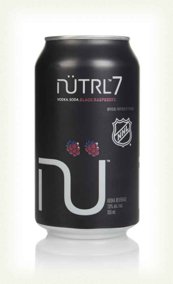 NÜTRL7 Black Raspberry Vodka Soda Ready-to-Drink | 360ML