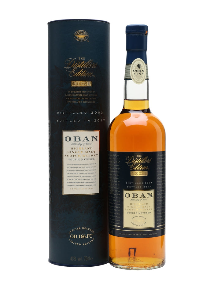 Oban Little Bay of Caves Highland The Distillers Edition 2004 Single Malt Scotch Whiskey