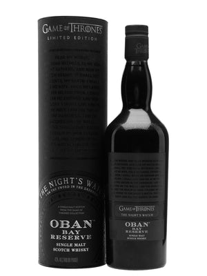 Oban Bay Reserve Game of Thrones Night's Watch Highland Single Malt Scotch Whisky | 700ML at CaskCartel.com