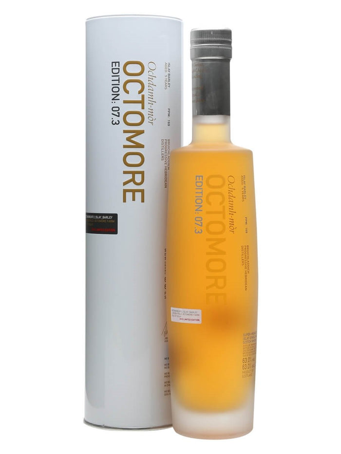 Octomore 5 Year Old, Islay Barley, Edition: 07.3(169 ppm) (Proof 126) Scotch Whisky | 700ML
