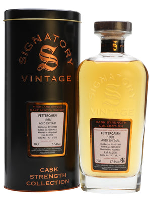 Fettercairn 1988 29 Year Old Signatory Highland Single Malt Scotch Whisky | 700ML at CaskCartel.com