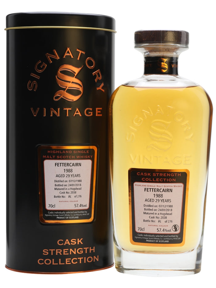Fettercairn 1988 29 Year Old Signatory Highland Single Malt Scotch Whisky | 700ML