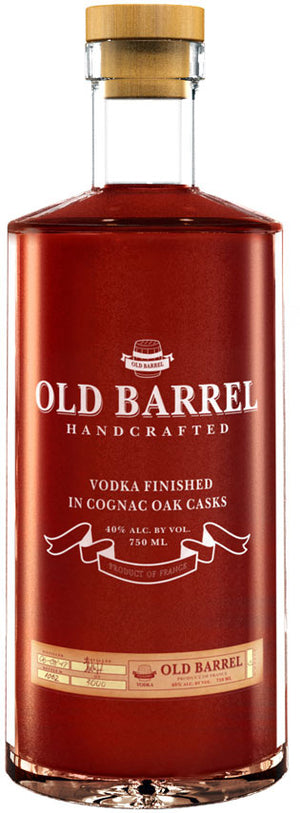 Old Barrel Handcrafted Finished in Cognac Oak Casks Vodka - CaskCartel.com
