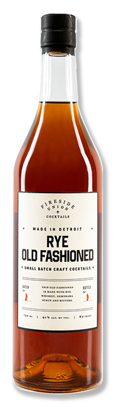 Fire Side Union Rye Old Fashioned Cocktail Ready-To-Drink