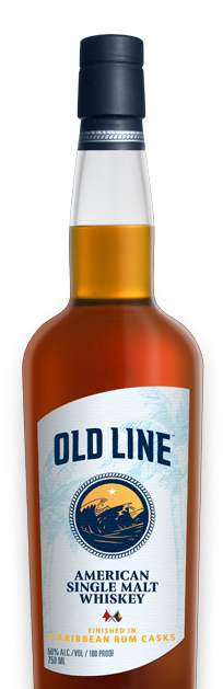 Old Line Finished in Caribbean Rum Casks American Single Malt Whiskey - CaskCartel.com