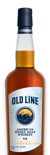 Old Line Finished in Caribbean Rum Casks American Single Malt Whiskey