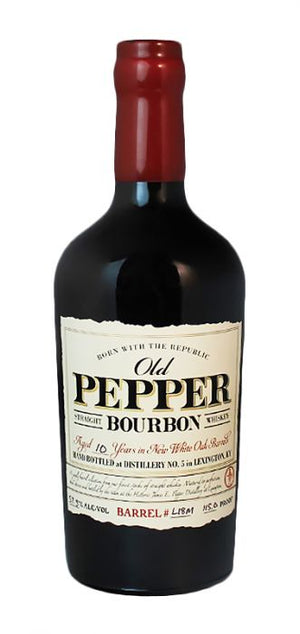 Old Pepper 10 Year Old Single Barrel Bourbon Whiskey - CaskCartel.com