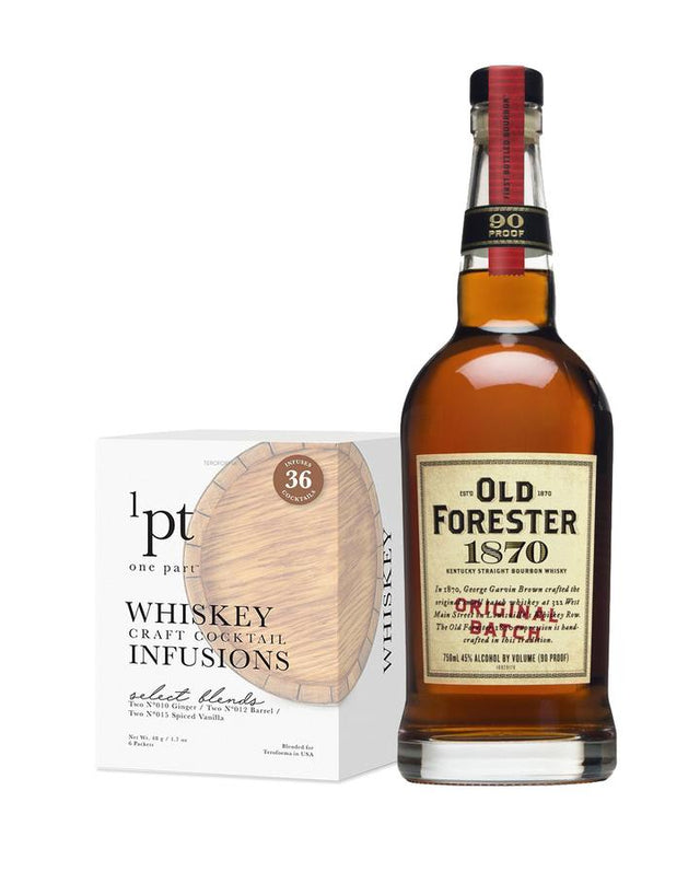 Old Forester 1870 Original Batch With 1pt Cocktail Pack - Whiskey - CaskCartel.com
