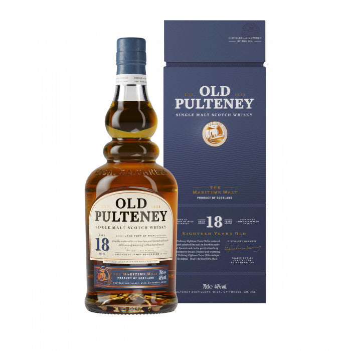 Old Pulteney 18 Year Old Single Malt Scotch Whisky | 700ML