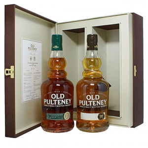 Old Pulteney 21 Year Old & 1989 Twin Pack Highland Single Malt Scotch Whisky - CaskCartel.com