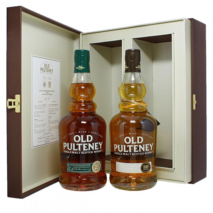 Old Pulteney 21 Year Old & 1989 Twin Pack Highland Single Malt Scotch Whisky