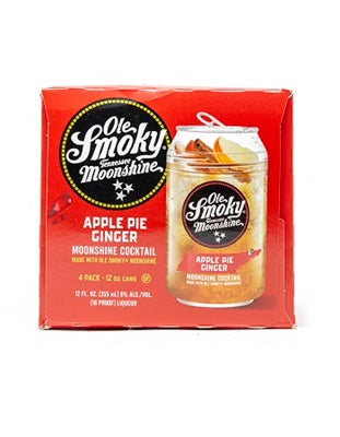 Ole Smoky Apple Pie Ginger Cocktail | 4x355ML at CaskCartel.com