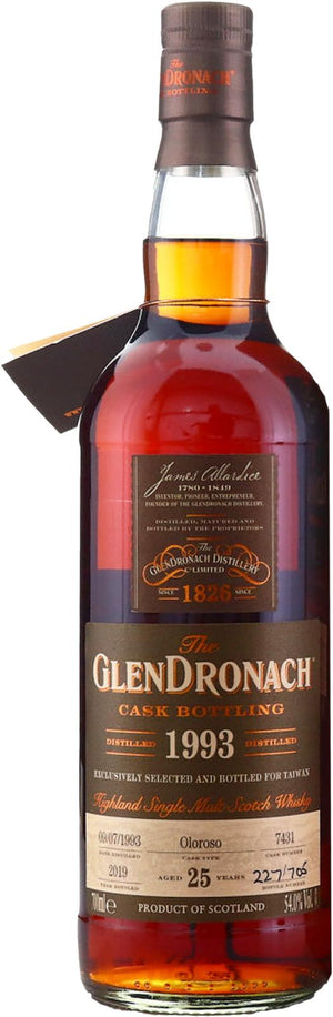 Glendronach 1993 Oloroso Bottling 25 Year Old Single Malt Scotch Whisky at CaskCartel.com